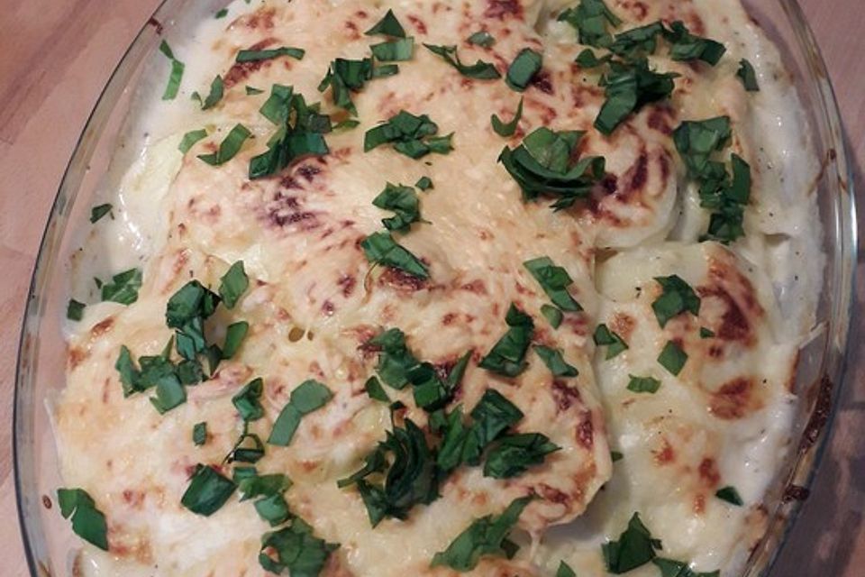 Kartoffelgratin mit Käse