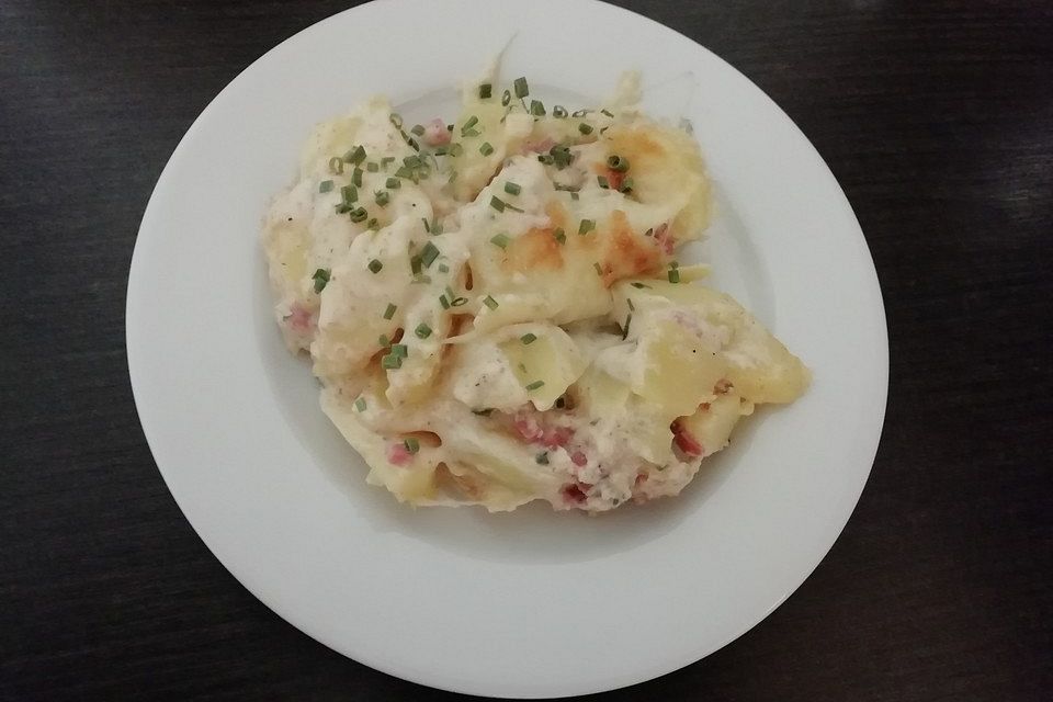 Kartoffelgratin mit Käse