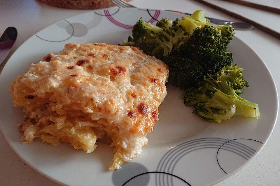 Kartoffelgratin mit Käse