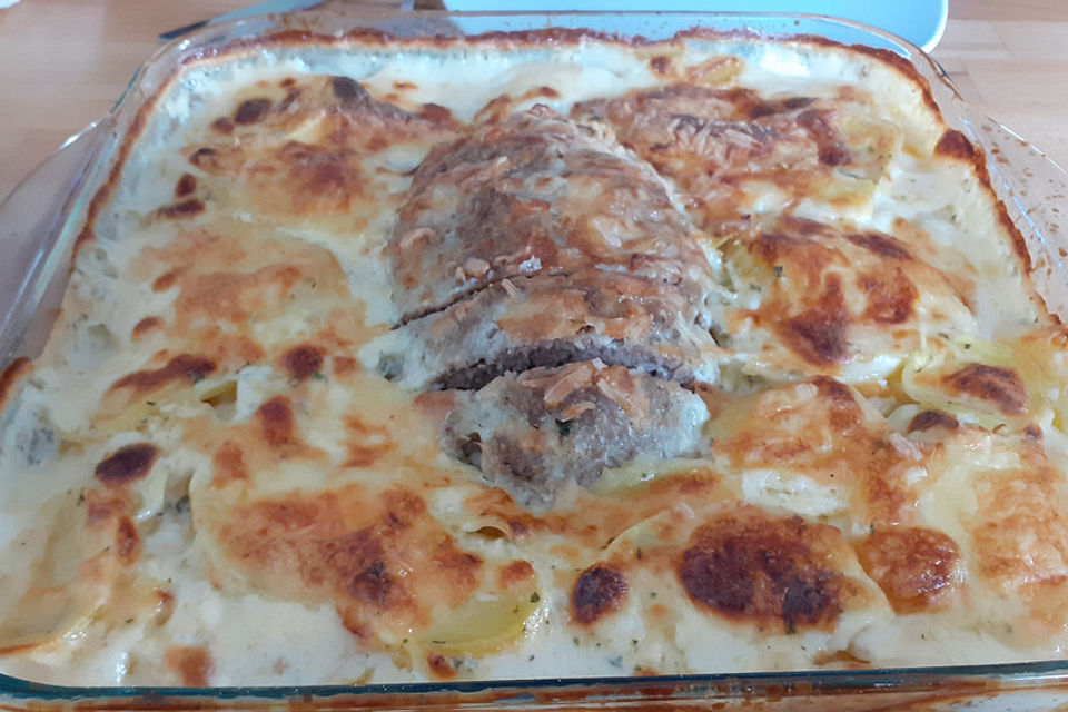 Kartoffelgratin mit Käse