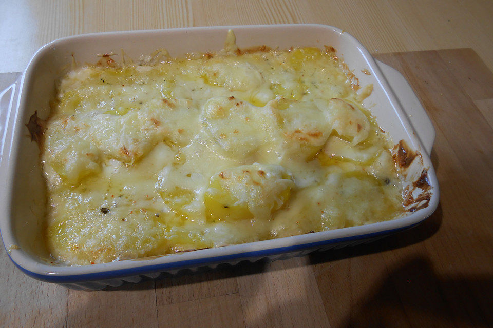 Kartoffelgratin mit Käse