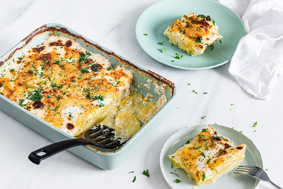 Kartoffelgratin mit Käse