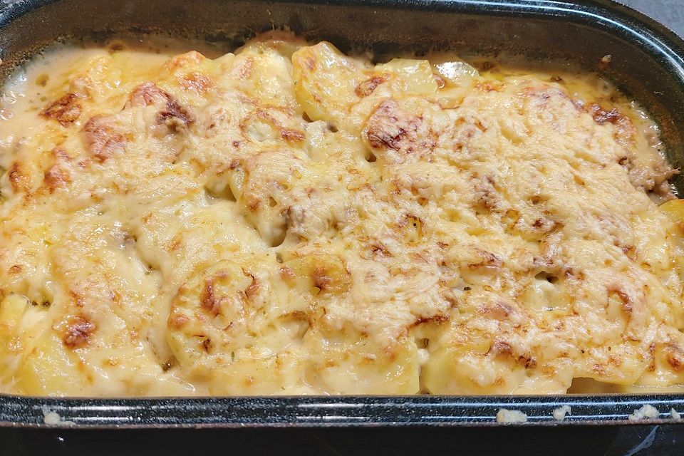 Kartoffelgratin mit Käse