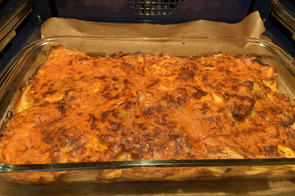 Kartoffelgratin mit Käse