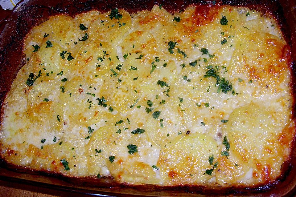 Kartoffelgratin mit Käse