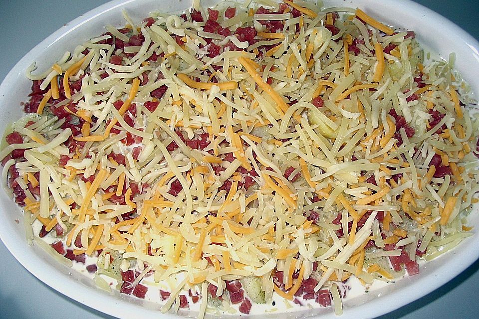 Kartoffelgratin mit Käse