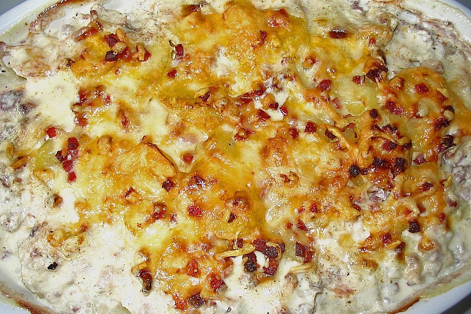 Kartoffelgratin mit Käse