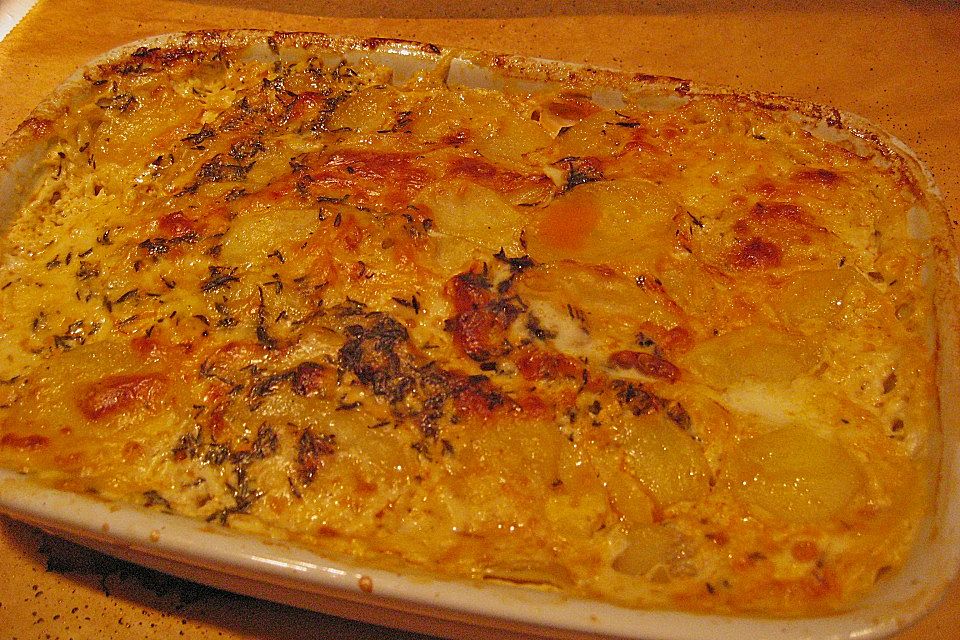 Kartoffelgratin mit Käse