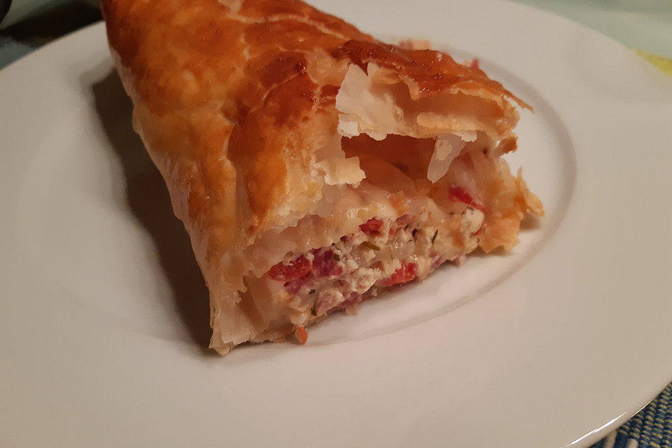 Schinken - Tomaten - Mozzarella - Strudel