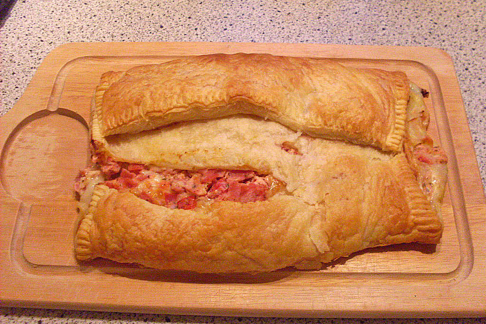 Schinken - Tomaten - Mozzarella - Strudel