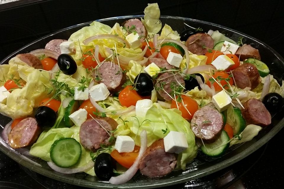 Bratwurstsalat Hellas