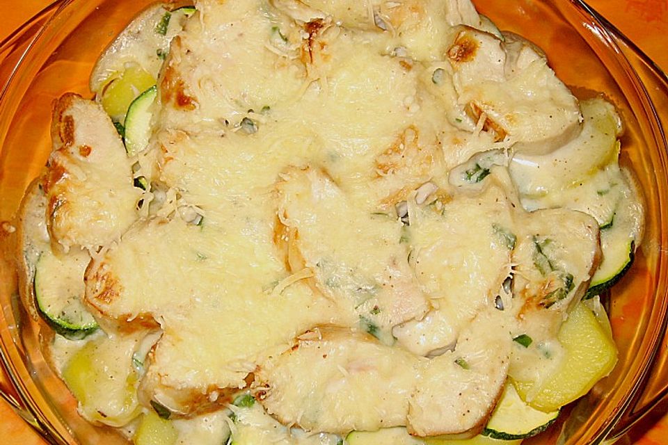 Hähnchenfilet - Kartoffel - Gratin