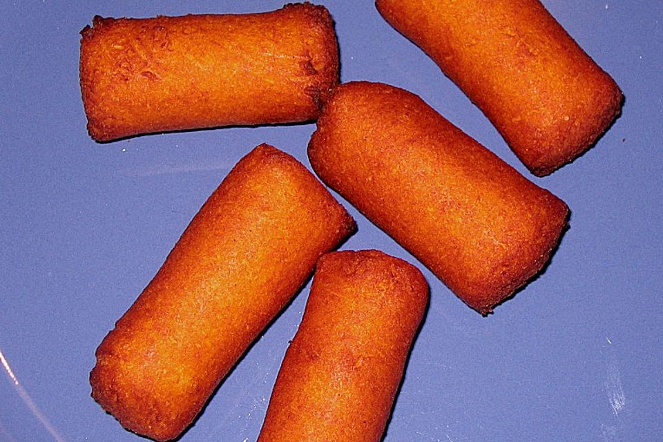 Kroketten aus Kartoffelpüreepulver