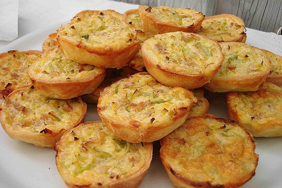 Mini - Lauch - Quiche glutenfrei