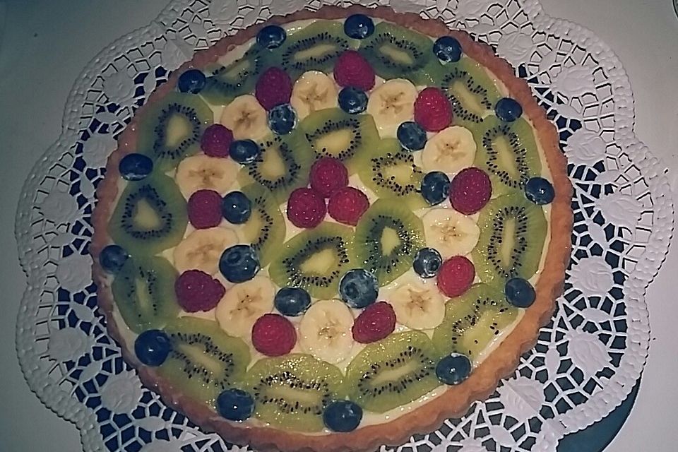 Schneller Biskuit für Obstkuchen