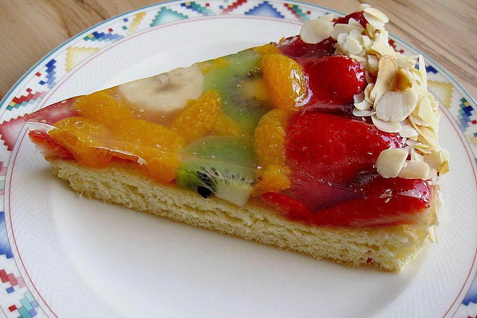 Schneller Biskuit für Obstkuchen