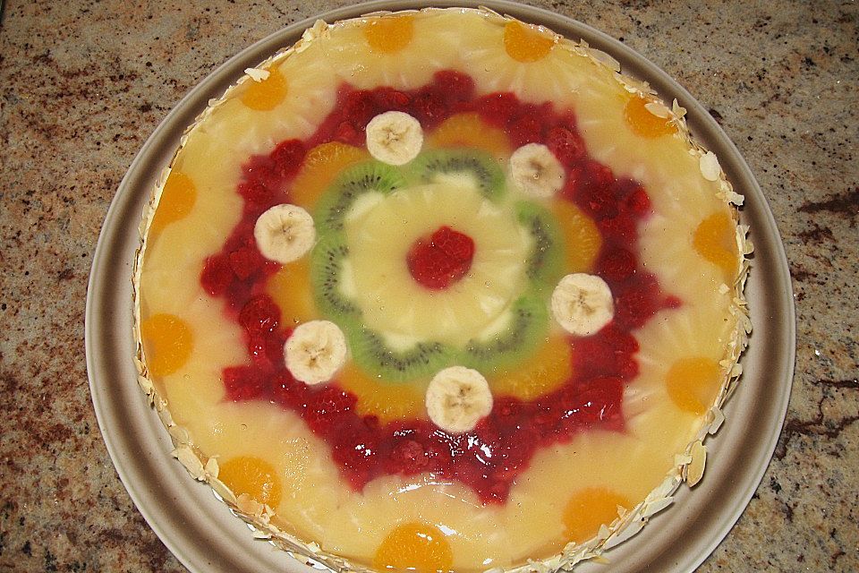 Schneller Biskuit für Obstkuchen