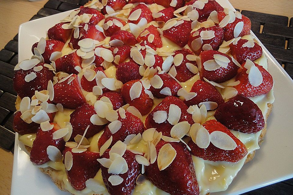 Schneller Biskuit für Obstkuchen