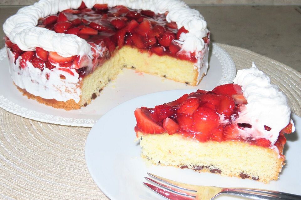 Erdbeer - Schokoladen - Kuchen