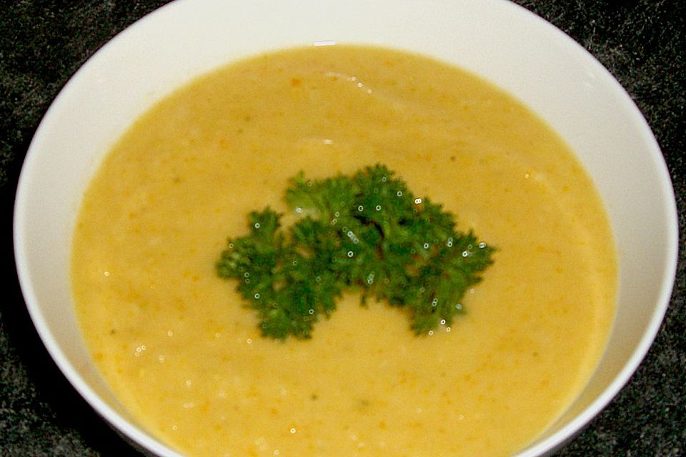 Gemüsecremesuppe