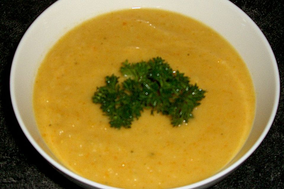 Gemüsecremesuppe