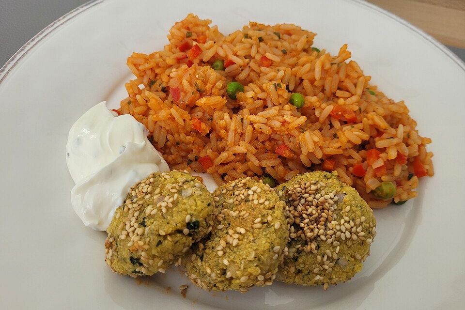 Falafel aus rohen Kichererbsen