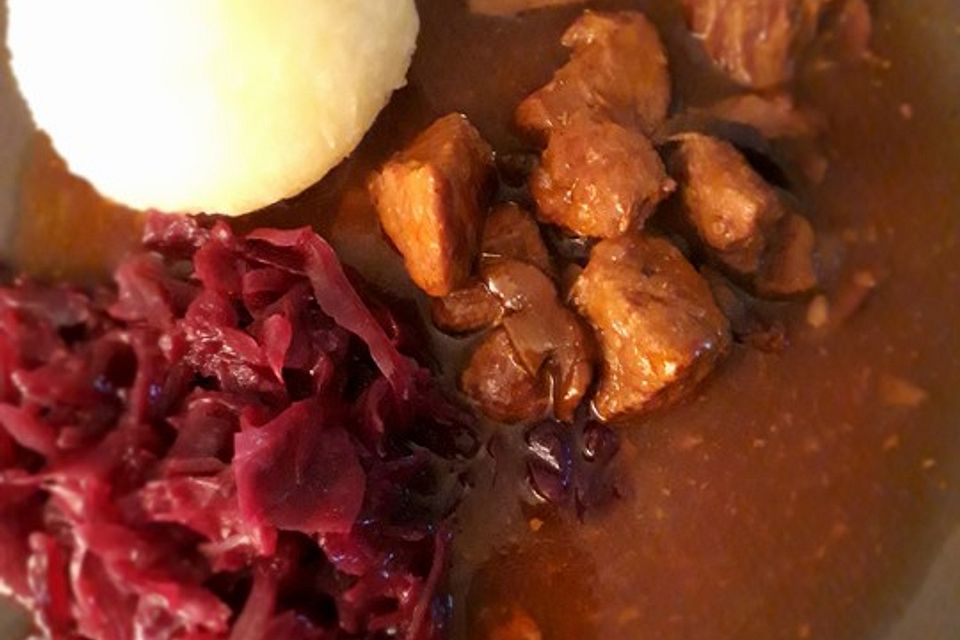 Apfelrotkohl