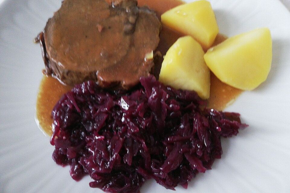 Apfelrotkohl