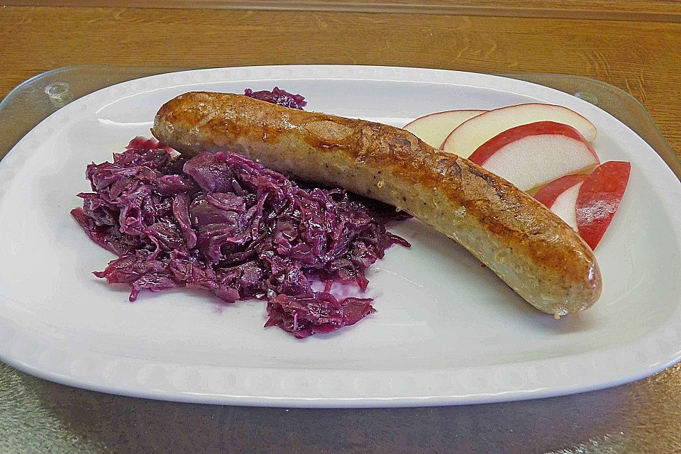 Apfelrotkohl