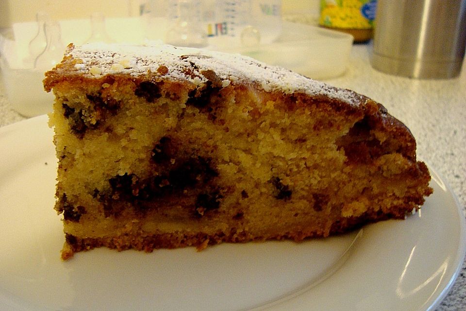 Birnenkuchen 'Belle Hélène'