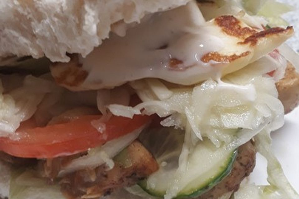 Fettarmer Döner mit Putenfleisch