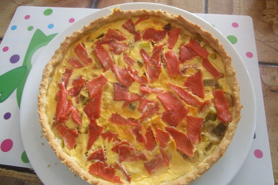 Lachs-Quiche