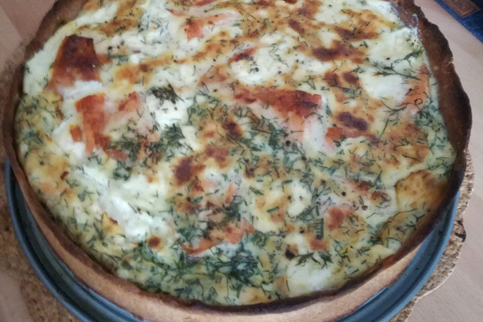 Lachs-Quiche