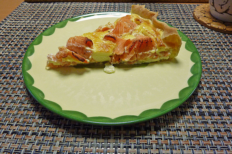 Lachs-Quiche