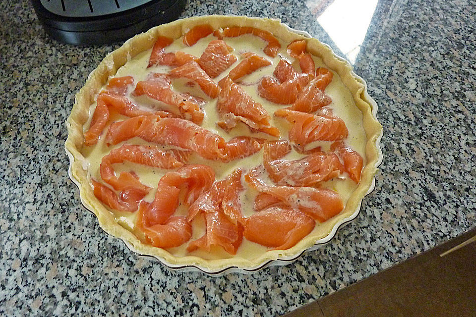 Lachs-Quiche