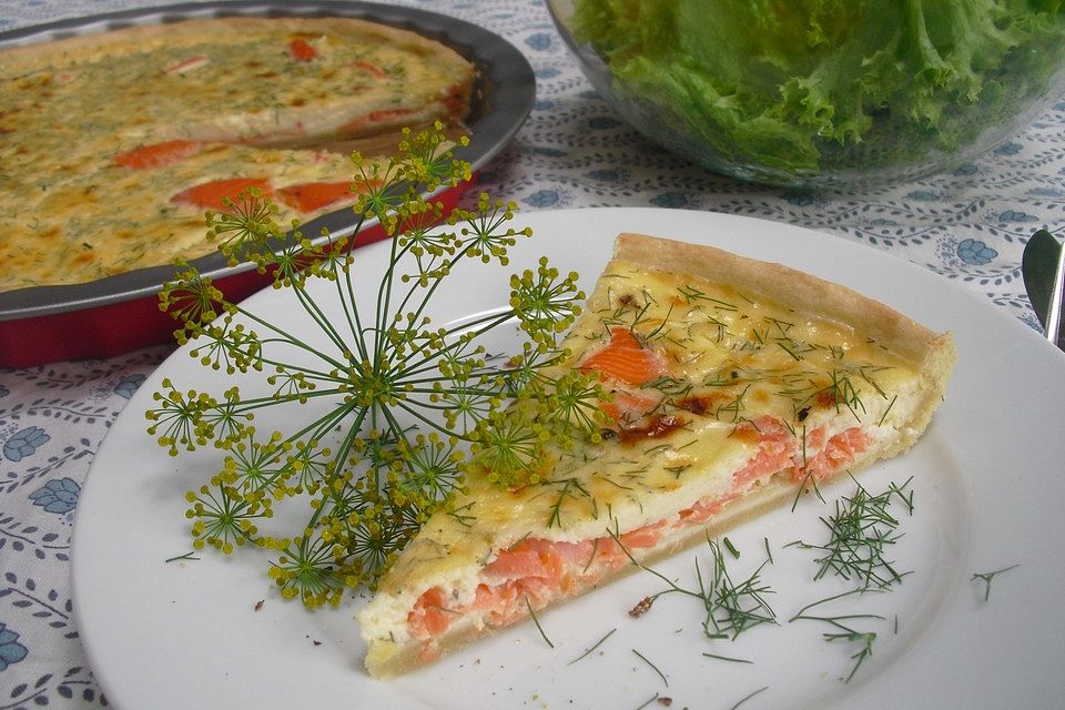 Lachs-Quiche