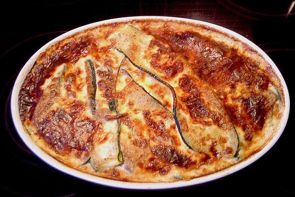 Zucchini - Pilz - Gratin