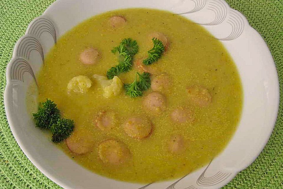 Pürierte Gemüsesuppe