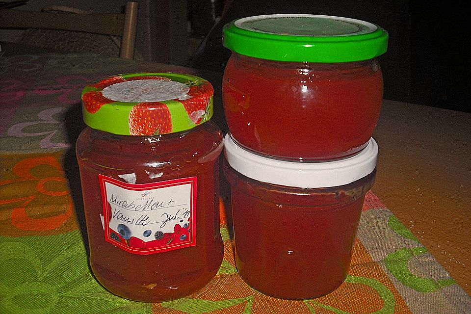 Mirabellenmarmelade mit Vanille