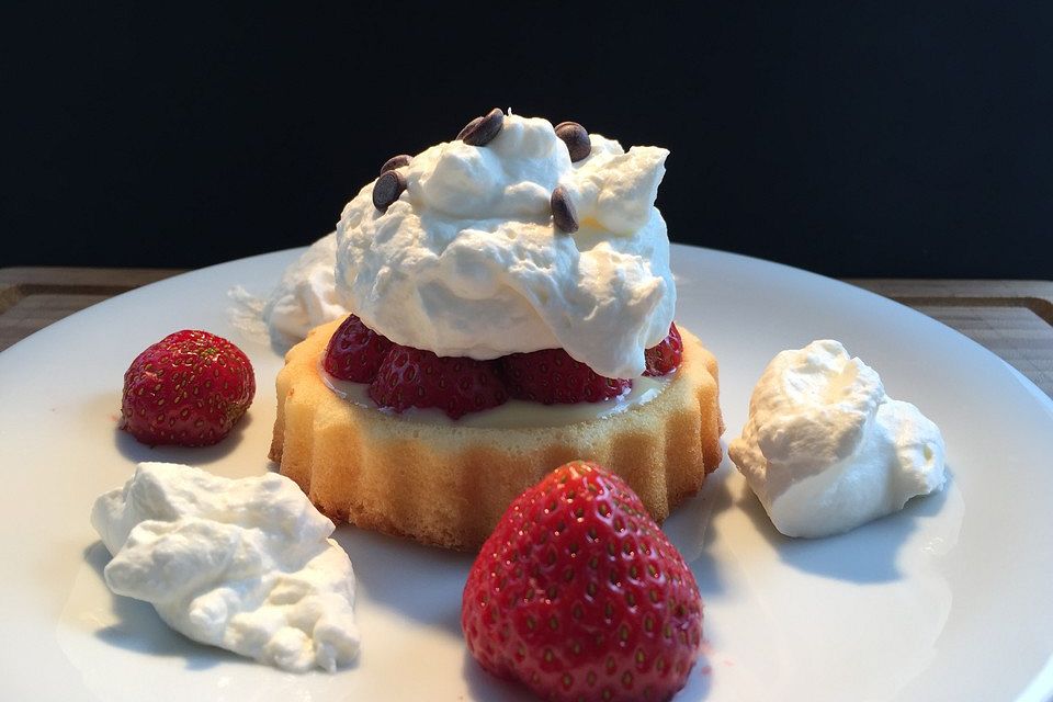 Torteletts mit Erdbeeren