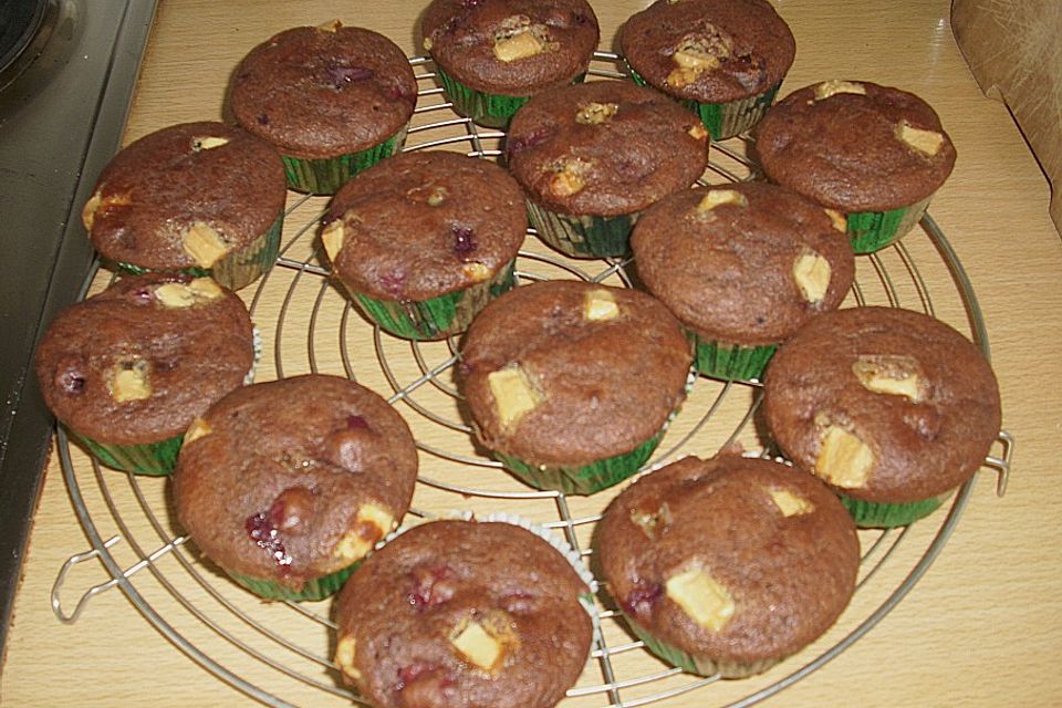 Schoko - Kirsch - Muffins