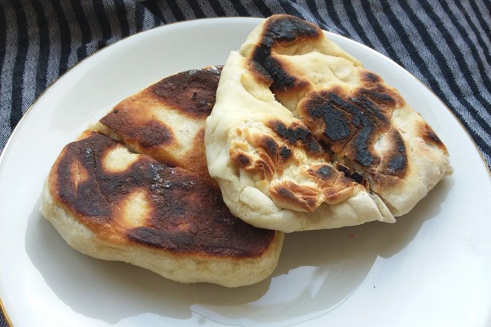 Fladenbrot aus der Pfanne