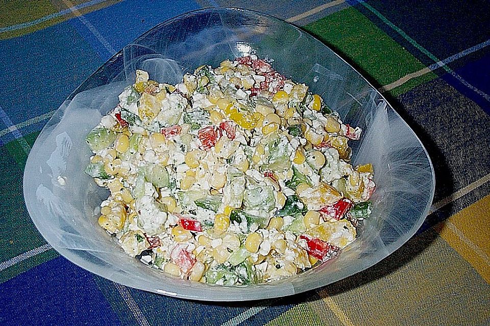 Hüttenkäse - Salat