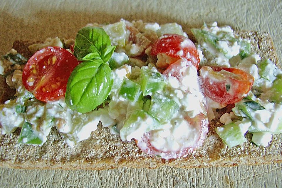 Hüttenkäse - Salat