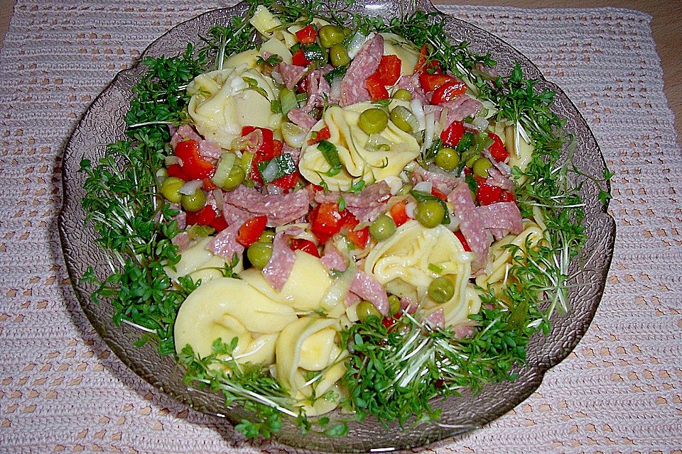 Erbsen - Tortellini - Salat