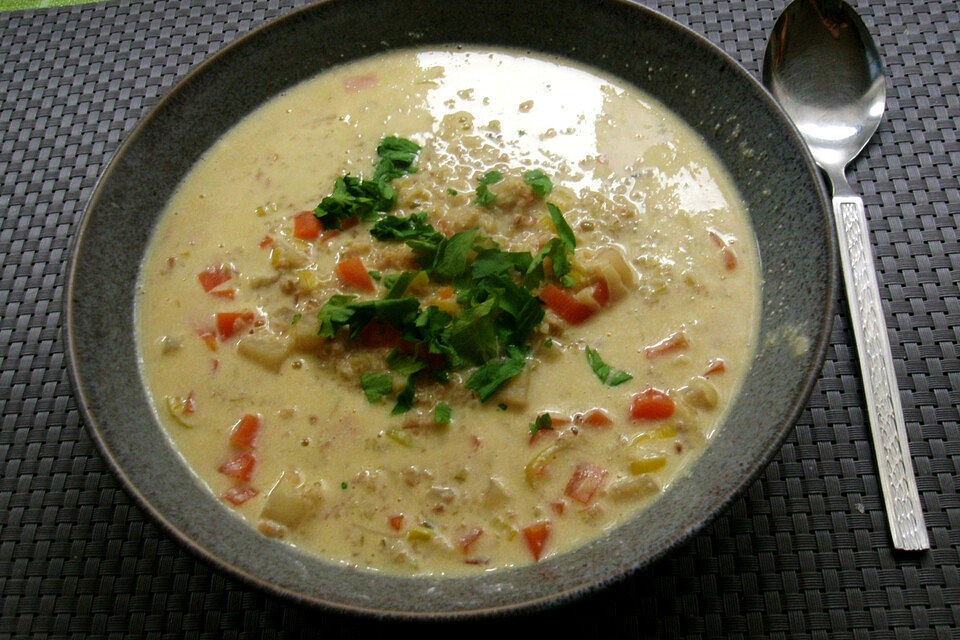 Grünkernsuppe