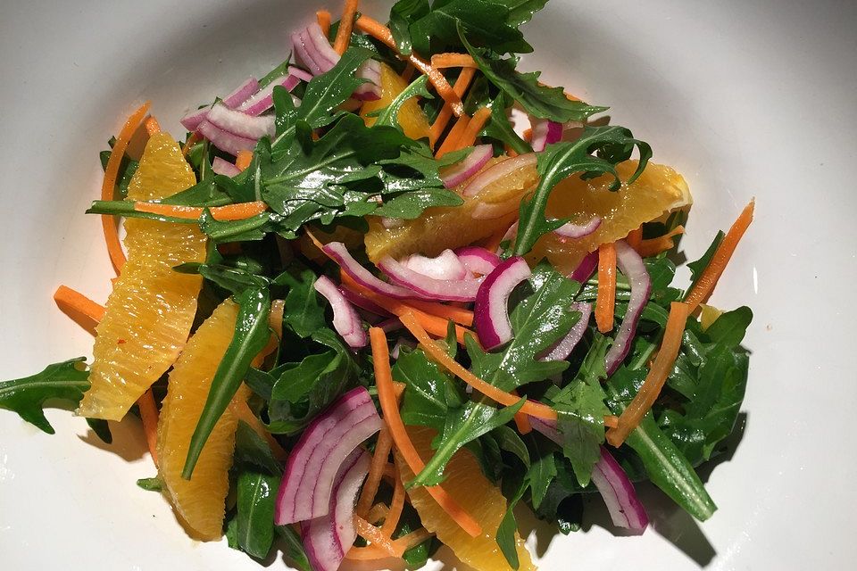 Rucola - Orangen - Salat