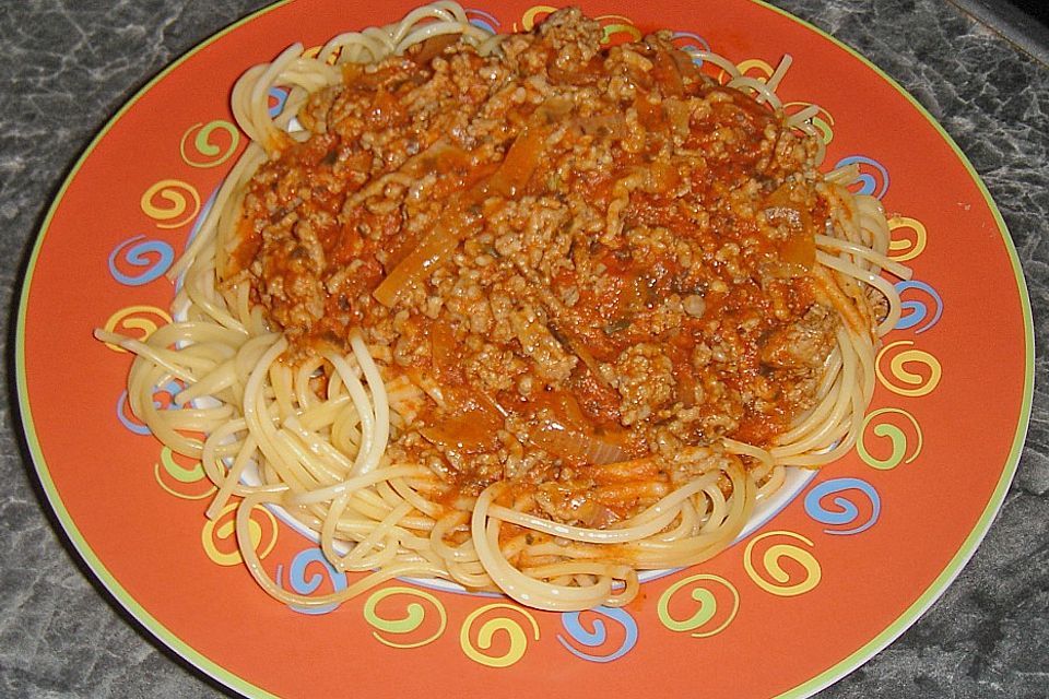 Spagetti Bolognese, kein Instant