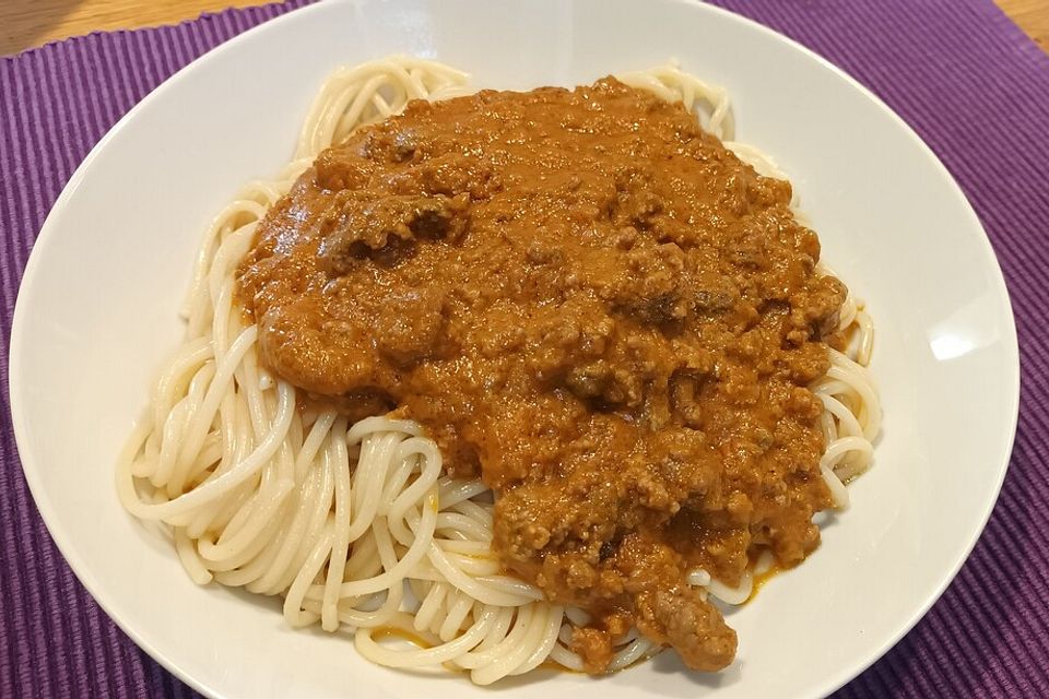 Spagetti Bolognese, kein Instant