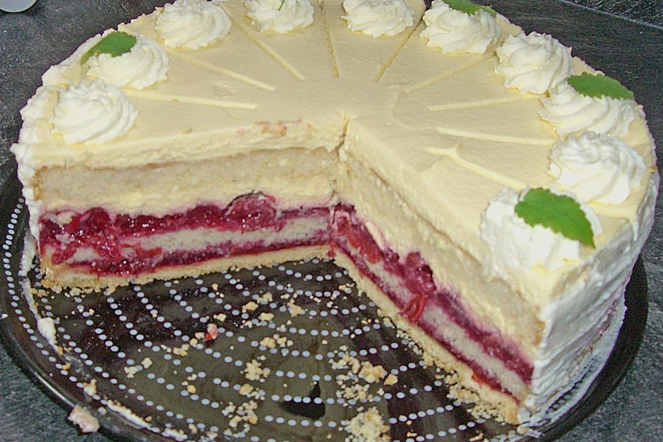 Fruchtige Sekttorte